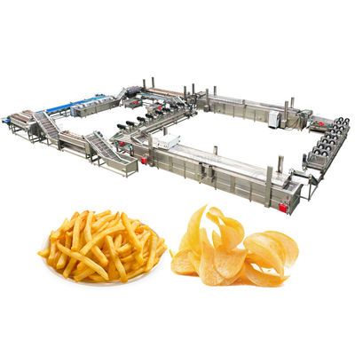 Manufacture Automatic Frozen French Fries Machinery Production Line for Restaurant