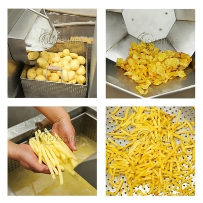 Manufacture Automatic Frozen French Fries Machinery Production Line for Restaurant