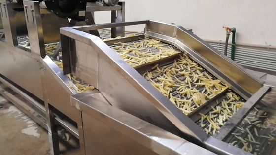 58 kw Power Joyshine Full Automatic French Fries Making Machine for 300 KG Production
